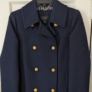 J Crew Wool Cashmere Long Coat